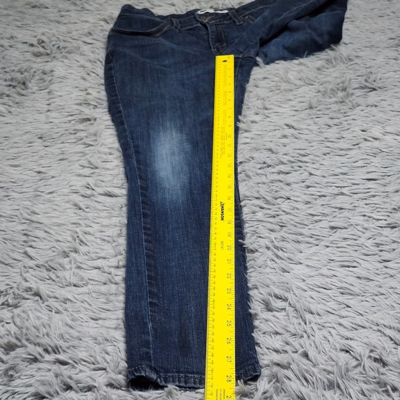 Levis 529 Jeans Womens Size 28x30 Curvy Skinny Leg Blue Denim Mid‎ Rise W28 L30 - Picture 9 of 15